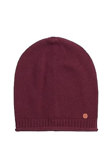 ESPRIT 993EA1P305 Bonnet, 515/Aubergine, Taille Unique Femme