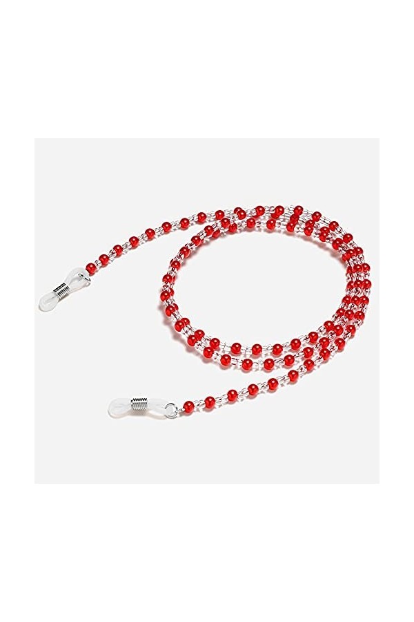 GBPOY Chaîne de Lunettes Chaîne de Lunettes de Lecture perlées pour Femmes Perle Lunettes de Vue Cordes Lunettes de Soleil Sa