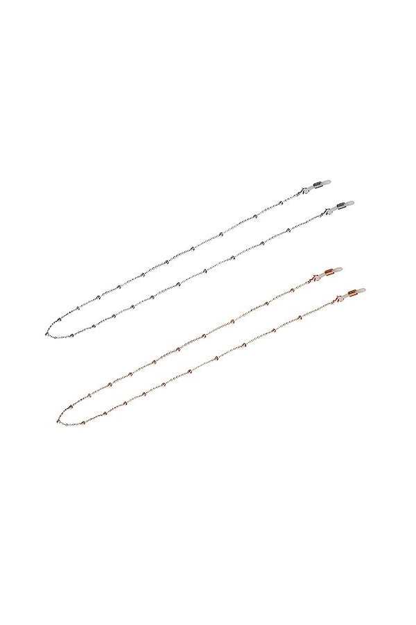 Healvian 2 Pièces Lanière pour Lunettes De Soleil Lunettes Longe De Lunettes Décoratif Chaîne De Lunettes Lunettes Sangle De 