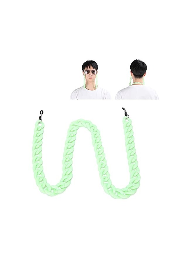 LIZEALUCKY Acrylique Lunettes Chaîne Lecture Lunettes Sangle Lunettes De Soleil Titulaire Collier Autour du Cou Lunettes De R