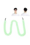 LIZEALUCKY Acrylique Lunettes Chaîne Lecture Lunettes Sangle Lunettes De Soleil Titulaire Collier Autour du Cou Lunettes De R