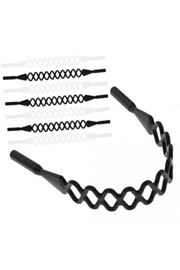 DOITOOL 8Pcs Corde Anti-Dérapante pour Lunettes Lunettes De Sport Accessoires De Plein Air Sport Lunettes De Soleil Chaîne De