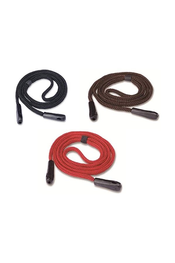 SPORTS WORLD VISION Paquet De 4 Cordons Avec Attaches 3 Trous, Cordon De Sécurité Pour Lunettes, Lunettes De Soleil, Lunettes