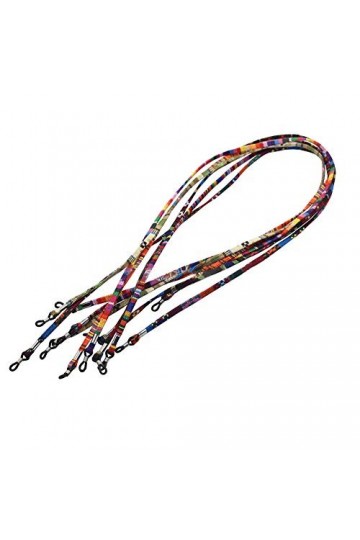 FSSTUD 6 Pièces Style Ethnique Chaîne Sangle de Lunettes Cordons Lunettes Attache Lunettes pour Femme Homme