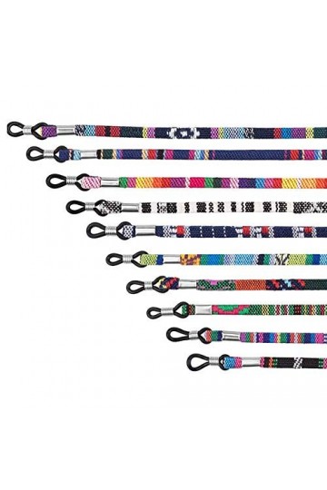 FSSTUD 6 Pièces Style Ethnique Chaîne Sangle de Lunettes Cordons Lunettes Attache Lunettes pour Femme Homme