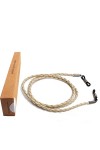 GERNEO® - Milan - Cordon lunettes en cuir synthétique tressé - sangle lunettes unisexe pour lunettes de soleil et de lecture 