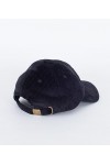 Hurley W Ashbury Bonnet en Velours Côtelé Chapeau, Noir, Taille Unique Femme