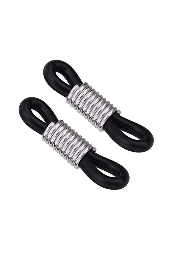 LIPIODOL 80pcs Boucle Attache en Caoutchouc,Réglables Silicone Dextrémités de Lunettes, Connecteur Cordon à Lunettes, Connec