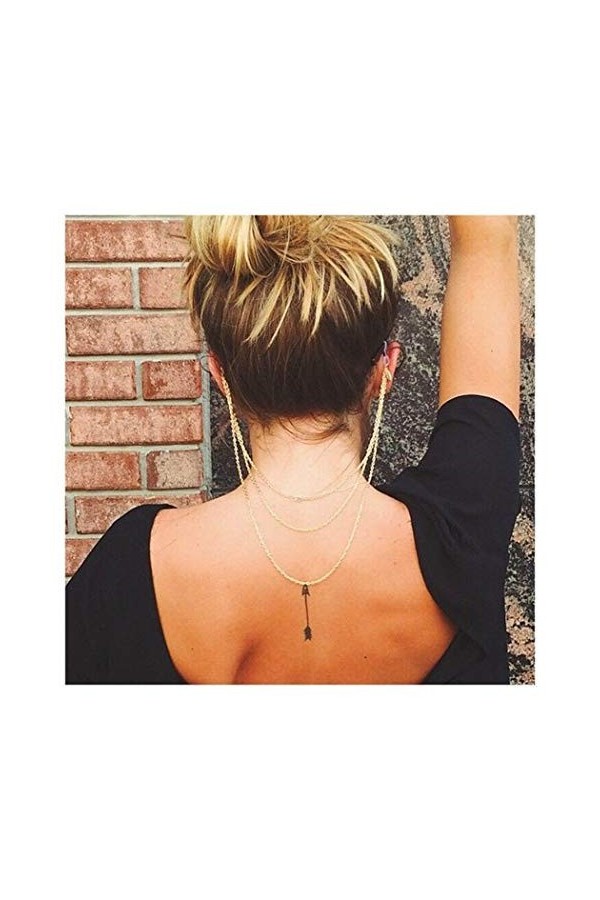 Yienate Bohême Chaînes de lunettes pour femme avec multicouche antidérapantes Chaîne Accessoires de retenue support de Sangle