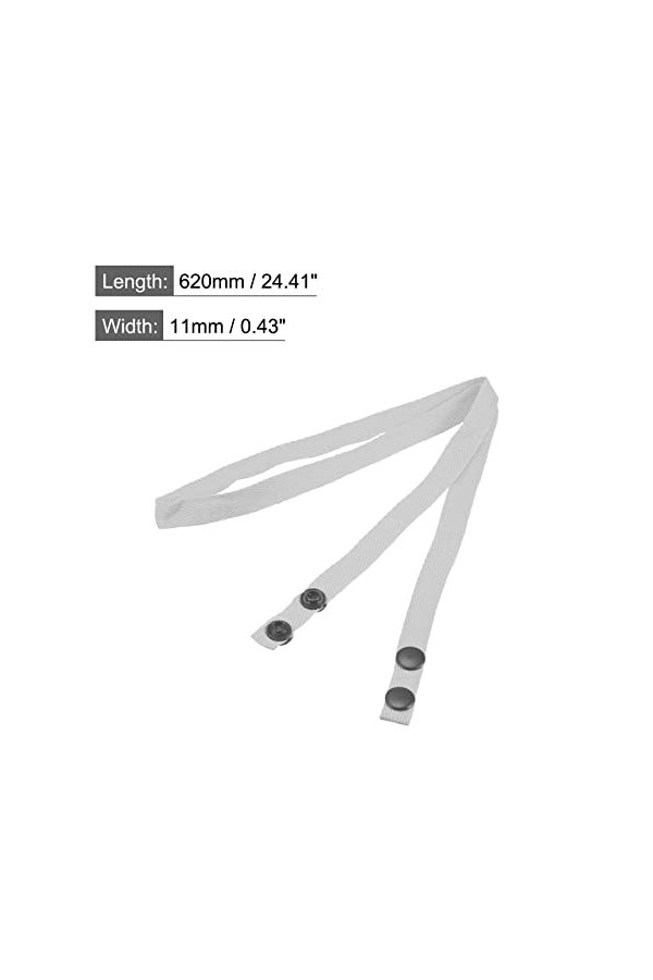 sourcing map Lunettes Support Sangle Cordon, 4Pcs 24" Lunettes Soleil Ficelle Sangle Autour Cou Lunettes Chaîne Chapeau Sangl