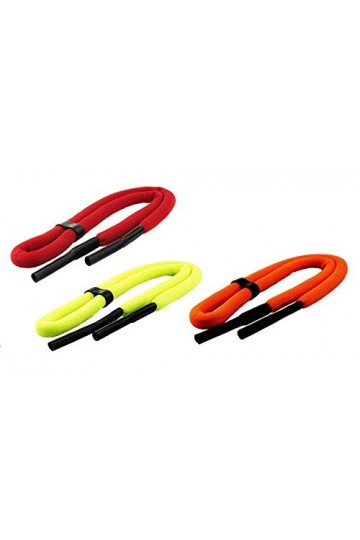 SPORTS WORLD VISION Sangle de lunettes flottante - cordon de lunettes de couleurs fluorescentes/néon dans un choix de 1 ou 2 