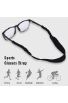 6 Pack Sangle de lunettes de soleil de sport, sangle de lunettes en néoprène flottante anti-dérapante élastique sangle de ret