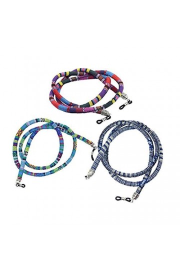 3pcs Lunettes Chaîne De Lunettes De Sport Holder Bracelet Chaîne Longe Cordon Collier Lunettes Retenue Pour Hommes Femmes Gar