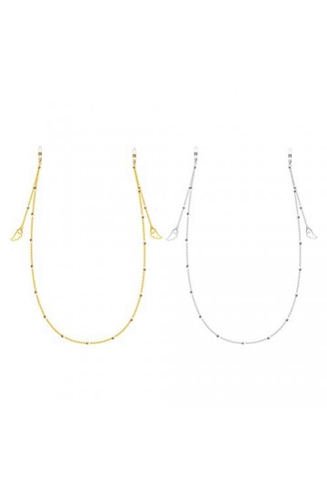 2 Pièces Lunettes Chaîne à Neige Chaîne De Lunettes De Noël Lanière De Masque Cordon De Masque Facial Chaîne De Masque Facial