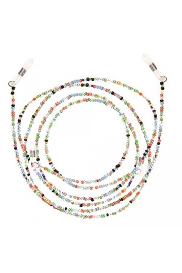 Lurrose 2 Pièces Chaîne De Lunettes Cordons De Lunettes De Soleil Support De Lunettes Antidérapant Chaîne De Bandanas Pour Le