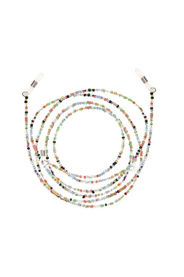 Lurrose 2 Pièces Chaîne De Lunettes Cordons De Lunettes De Soleil Support De Lunettes Antidérapant Chaîne De Bandanas Pour Le