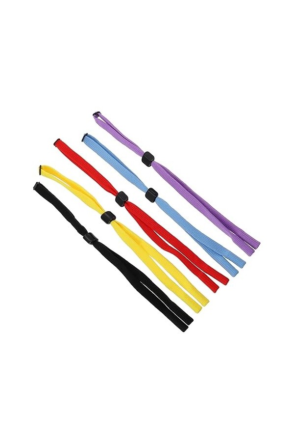 DOITOOL 5 Pièces Lunettes Lanière sur Lunettes Lunettes De Soleil Porte-Lunettes Spectacle Chaîne Collier Lanière Lunettes De