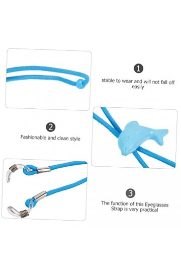 Healvian 10 Pièces Lunettes Corde Sport Accessoires Sport Lunettes De Soleil Lunettes De Sport Sangle Spectacle Chaîne Cordon