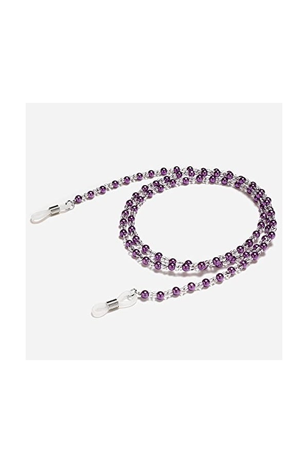 GBPOY Chaîne de Lunettes Chaîne de Lunettes de Lecture perlées pour Femmes Perle Lunettes de Vue Cordes Lunettes de Soleil Sa