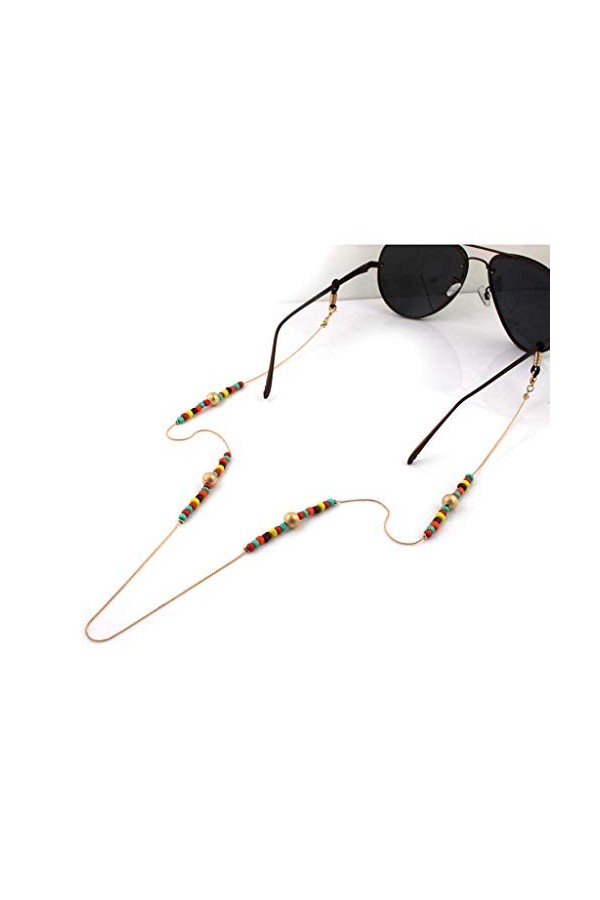 Cordon tour de cou en métal pour lunettes de lecture 2018, Comme sur limage de référence, M