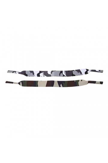 EXCEART 2 Pièces Corde à Lunettes Camouflage Sangles De Lunettes De Natation Chaîne De Lanière De Lunettes Sangle De Lunettes