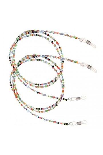 Healvian 2 Pièces Chaîne De Lunettes Lunettes De Soleil Sport Enfant Lunettes Sangle Lunettes De Sport Chaîne Longe De Lunett