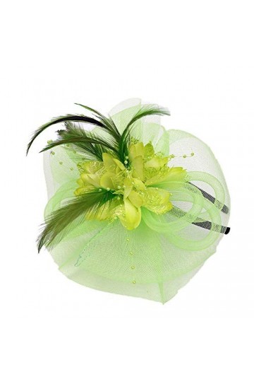 ZHIYU Fascinator Mariage YN et Mode Femmes Stylo Plumes Chapeau Rubans fête Maille Casquettes de Baseball Bonnet Homme Ski G