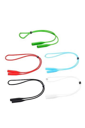 PACKOVE 5 Pièces Sangle De Lunettes En Silicone Lanière Didentification Chaîne De Lunettes De Mode Corde De Sangle De Lunett