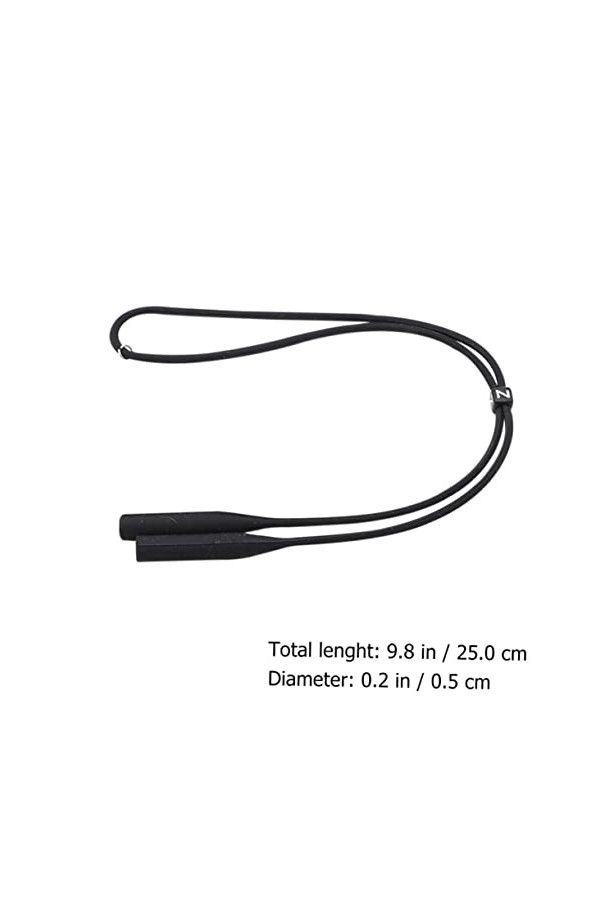 PACKOVE 5 Pièces Sangle De Lunettes En Silicone Lanière Didentification Chaîne De Lunettes De Mode Corde De Sangle De Lunett