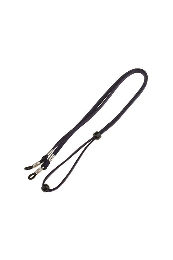 perfk Lot de 5 Lanières de Lunettes de Soleil Réglables En Velours avec Cordon de Lunettes, Marron, 01