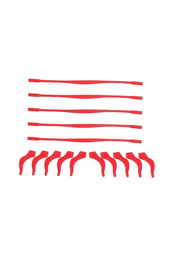 Lurrose 5 Ensembles Sangle De Lunettes Pour Accessoires De Sport Sangles De Lunettes Lunettes Antidérapantes Retenue De Lunet