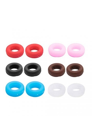 EXCEART Retenues Antidérapant 12 Ensembles de Lunettes Pointes de Temple Manchon de Retenue Coussinets Doreille Anti-Dérapan