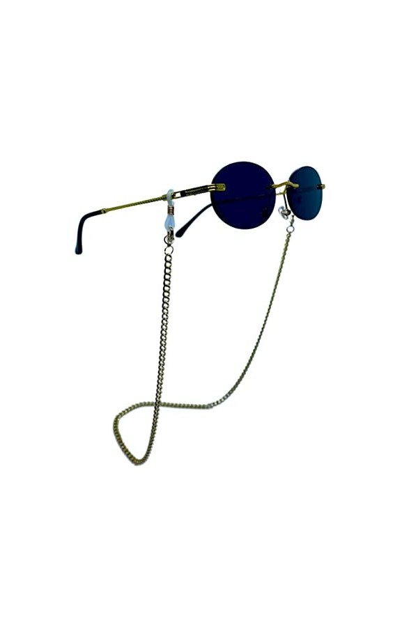 MISS SUNNYS Cordon à lunettes | Support pour lunettes de lecture | Chaîne pour femme, or, 55 cm | 1-6 pièces, Charlie, taille