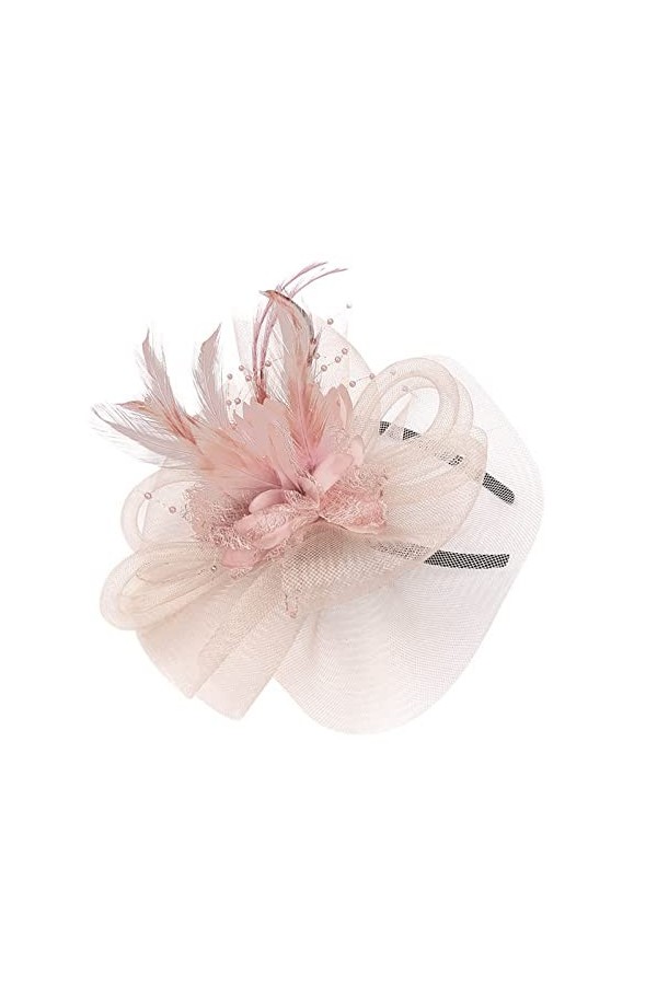 ZHIYU Fascinator Mariage YN et Mode Femmes Stylo Plumes Chapeau Rubans fête Maille Casquettes de Baseball Bonnet Homme Ski G
