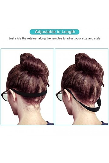 FILFEEL Lunettes Sangles éLastiques 5 PièCes Souples Sport Lunettes Sangle Lunettes ChaîNe Lunettes Cordon