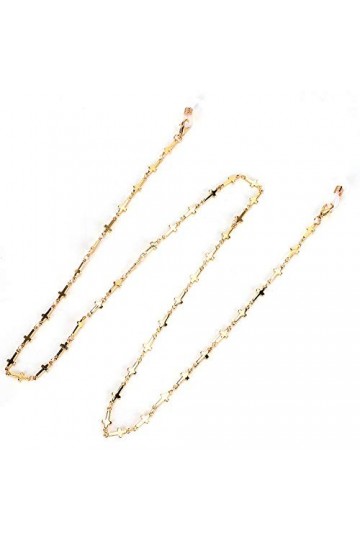 ANKROYU Chaîne De Lunettes, Cordon De Lunettes, Lunettes De Soleil Avec Chaîne, Chaîne De Lunettes En Corde à Sangle Antidéra