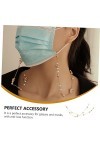 Didiseaon 1 PC Lunettes Chaîne Longes pour Femmes Espejuelos Para Mujer Perlé Lanière Porte-Lunettes Sangle Lunettes De Solei
