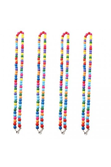 GALPADA 4Pcs Chaîne De Masque Masque Chaîne Suspendue Chaîne De Lunettes Chaîne De Lunettes Lunettes De Soleil Colorées Chaîn