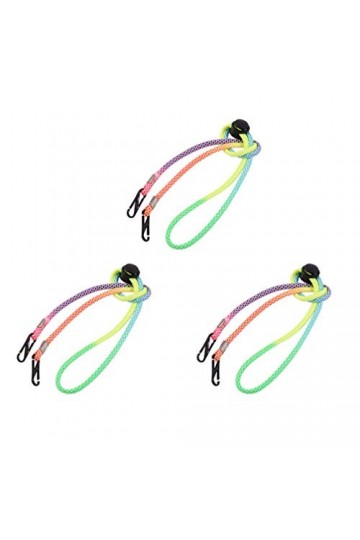 EXCEART 3 Pièces Corde Anti-perte Chaîne De Support De Couverture De Visage Porte-lunettes Corde De Bandana Sangles De Longe 