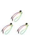 EXCEART 3 Pièces Corde Anti-perte Chaîne De Support De Couverture De Visage Porte-lunettes Corde De Bandana Sangles De Longe 