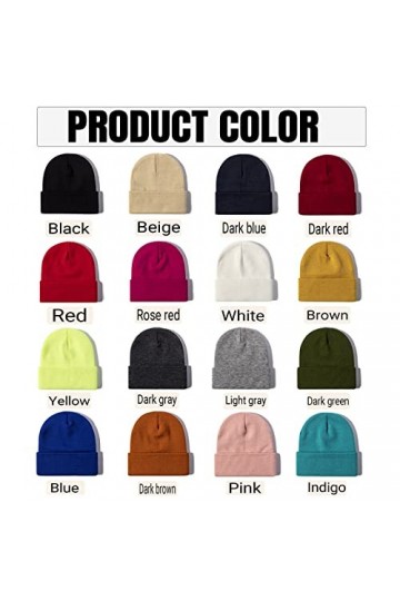 Buaodam Bonnet tricotés sur Mesure avec Texte,Logo et Motif Imprimé,Personnaliser Casquette tricotée Adulte Unisexe,Bonnet Ch