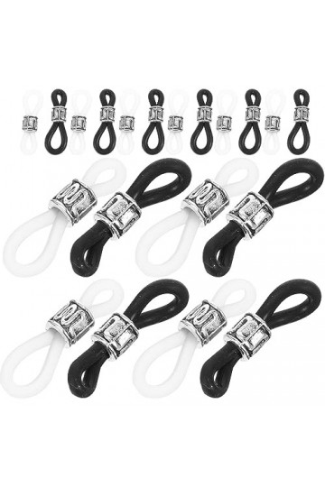 SEWACC 20 Pièces Boucle Antidérapante Pour Lunettes Chaîne Lunettes De Sport Accessoires De Sport Accessoires DExercice Extr