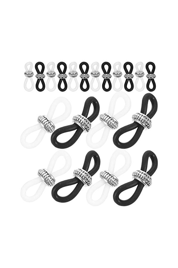 SEWACC 20 Pièces Boucle Antidérapante Pour Lunettes Chaîne Lunettes De Sport Accessoires De Sport Accessoires DExercice Extr