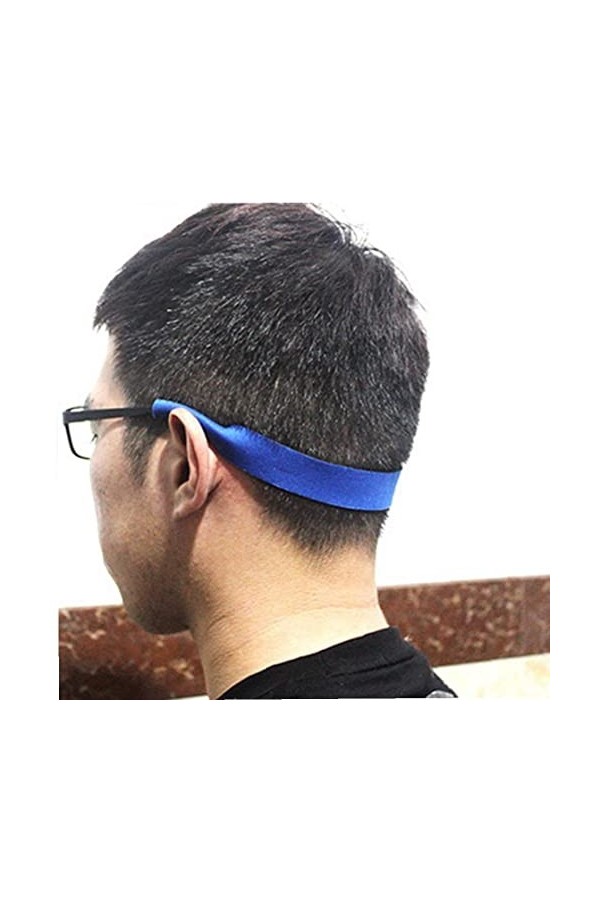 6pcs Sangle De Lunettes en Néoprène Sport Lunettes De Cordon Porte-Lunettes Corde Élastique Antidérapante pour Hommes Femmes 