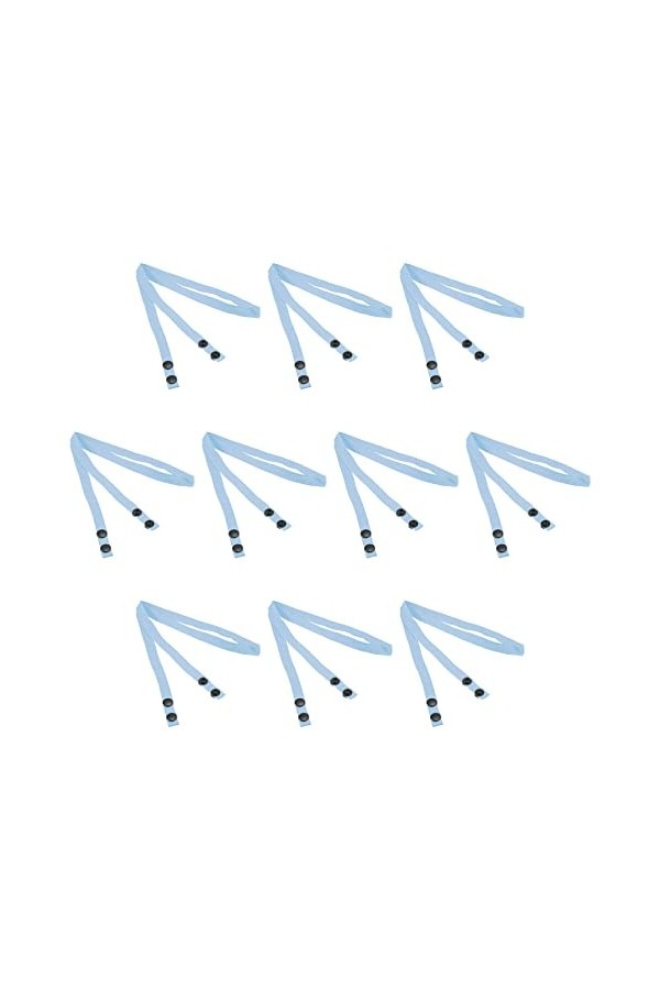 sourcing map Lunettes Support Sangle Cordon, 10Pcs 24" Lunettes Soleil Ficelle Sangle Autour Cou Lunettes Chaîne Chapeau Sang