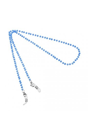 sourcing map Lunettes Chaîne, 26" Lunettes Soleil Perlées Sangle Support Autour Cou Lunettes Chaîne Chapeau Sangle Cordon, Ci