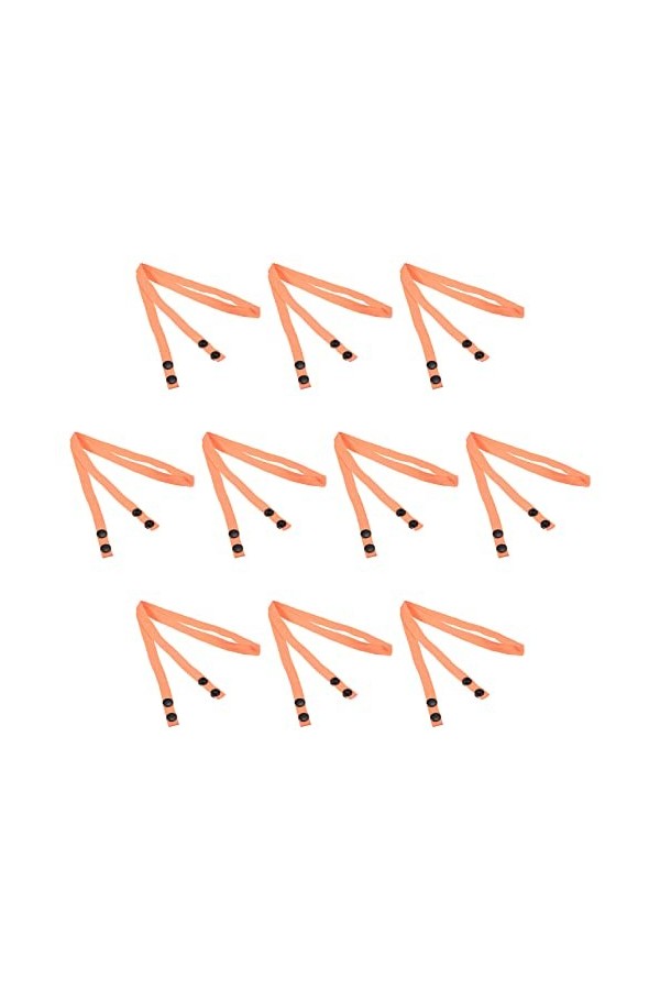 sourcing map Lunettes Support Sangle Cordon, 10Pcs 24" Lunettes Soleil Ficelle Sangle Autour Cou Lunettes Chaîne Chapeau Sang