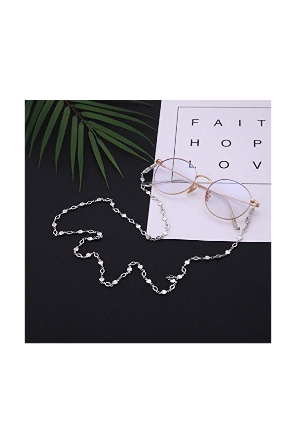 cooltime Chaîne de lunettes avec lettre O pour homme et femme M