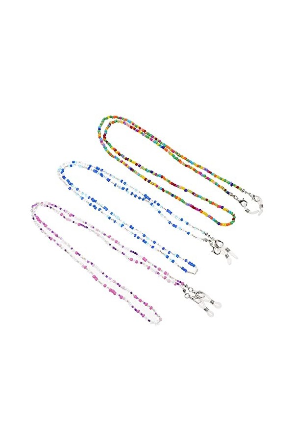 VALICLUD 3 Pièces Lanière De Lunettes Chaîne Porte-lunettes De Soleil Cordon De Lunettes Pour Femmes Porte-femmes Manquer Des