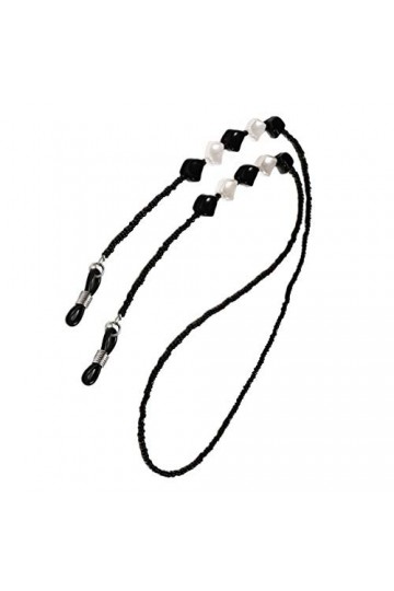 EXCEART Lanière Perlée Chaînes de Sangle de Cou Lunettes de Soleil Perlées Cordon Cordon Anti-Dérapant Lunettes Collier Reten